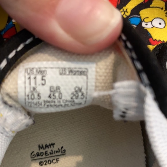 Vans The Simpsons Slip On Featuring Bart Simpson - Picture 3 of 8